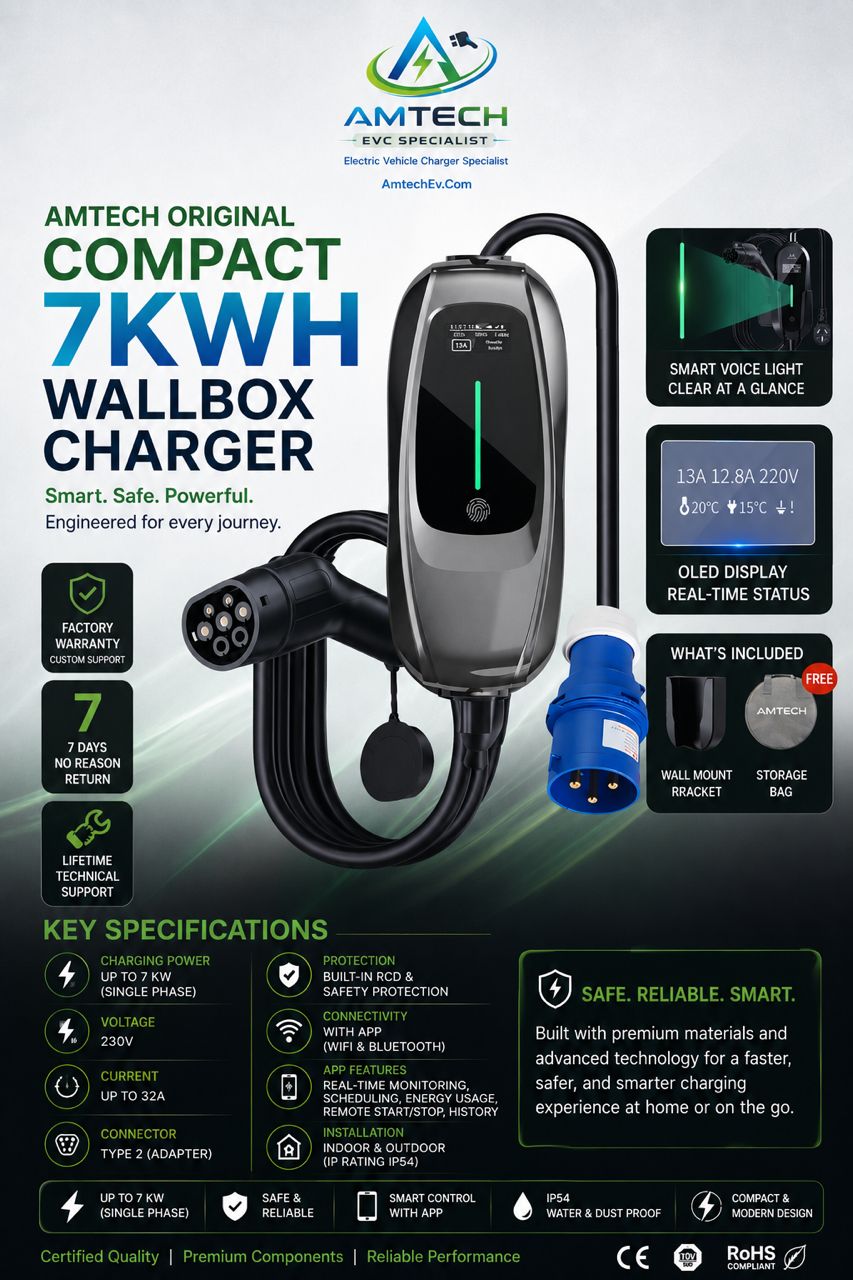 Original Amtech 7Kwh Compact Charger