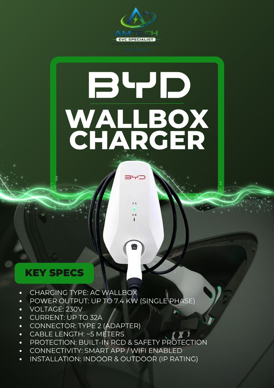 BYD Wall Box Charger 7Kwh